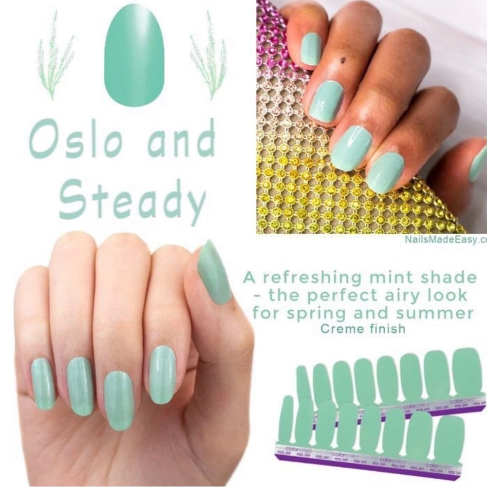 Color STREET Oslo And Steady 100% Real Nail Polish Strips 16 Count NEW!!